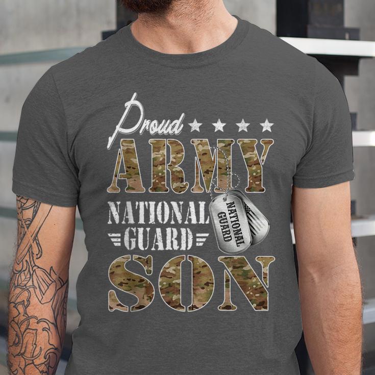 Proud Army National Guard Son National Guard Graduation Unisex Jersey T-Shirt