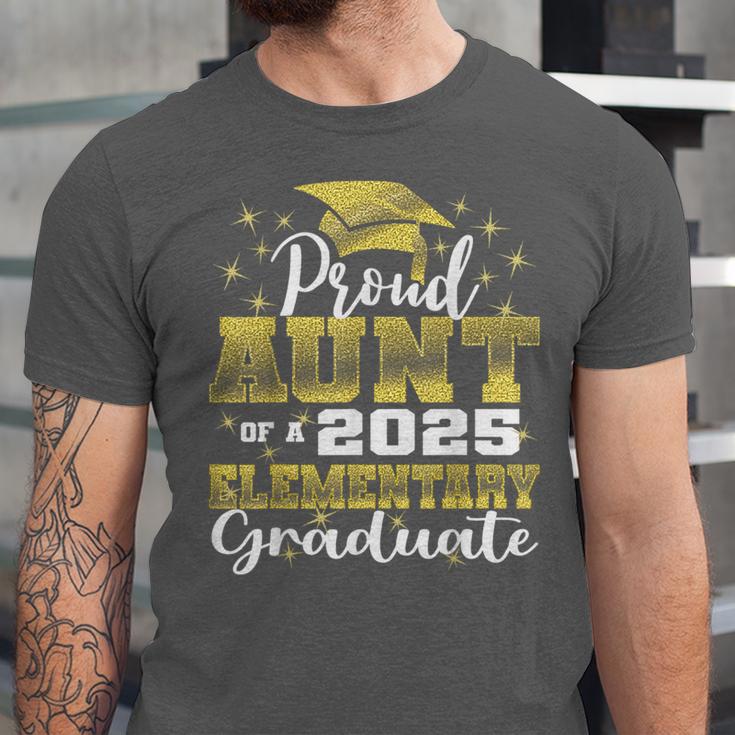 Proud Aunt Of 5th Grade Graduate 2025 Elementary Graduation Unisex Jersey T-Shirt
