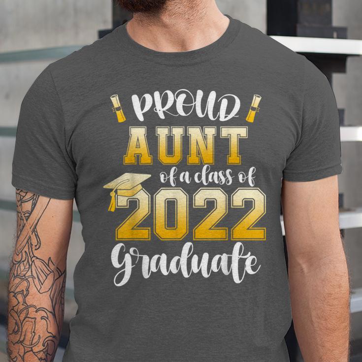 Proud Aunt Of a Class Of 2022 Graduate Graduation 2022 Women Unisex Jersey T-Shirt