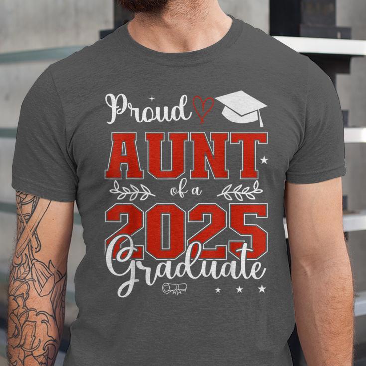 Proud Aunt Of a Class Of 2025 Graduate For Graduation Unisex Jersey T-Shirt