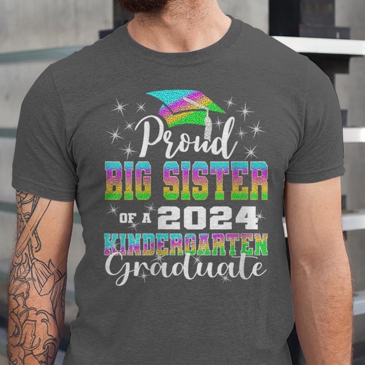 Proud Big Sister Of Kindergarten Graduate 2024 Graduation Unisex Jersey T-Shirt