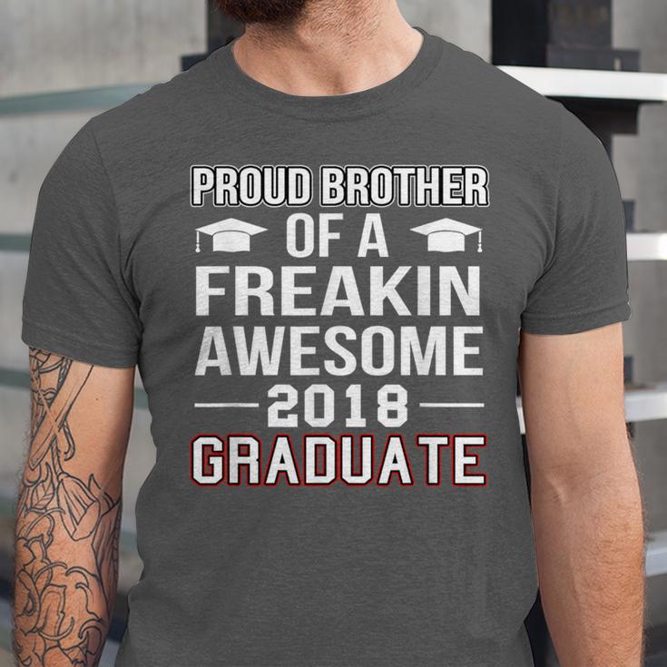 Proud Brother Of A 2018 Graduate Senior GraduationShirt Unisex Jersey T-Shirt
