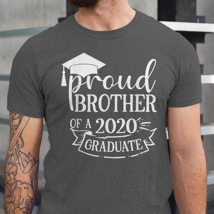 Proud Brother Of a 2020 Graduate Graduation Class Unisex Jersey T-Shirt