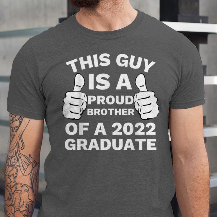 Proud Brother Of 2022 Graduate Class Of 2022 Graduation Unisex Jersey T-Shirt
