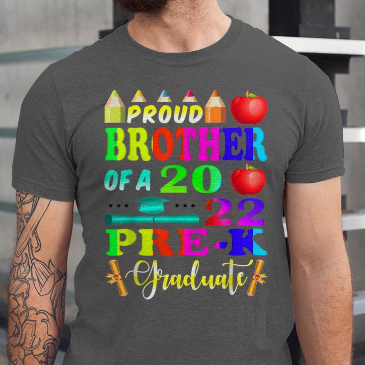 Proud Brother Of 2022 Pre K Graduate Graduation Unisex Jersey T-Shirt