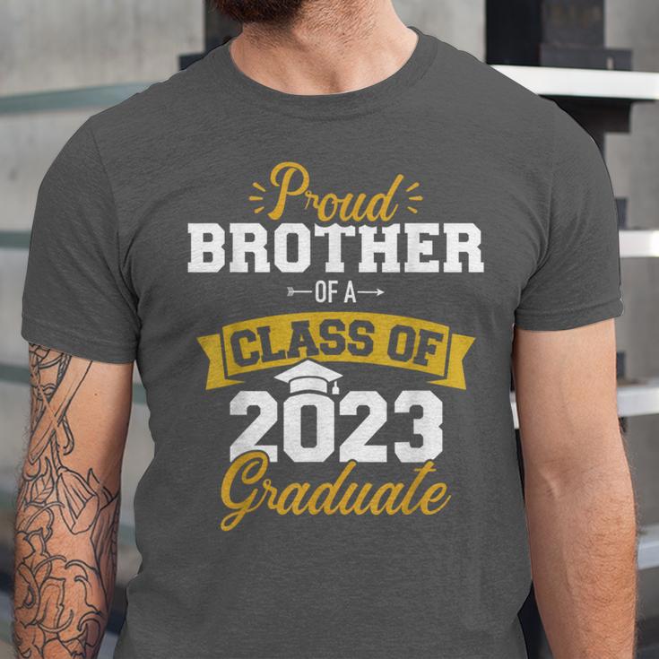 Proud Brother Of a Class Of 2023 Graduate Senior Graduation Unisex Jersey T-Shirt