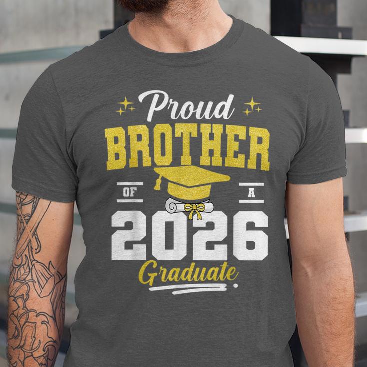 Proud Brother Of a Class Of 2026 Graduate Senior Graduation Unisex Jersey T-Shirt