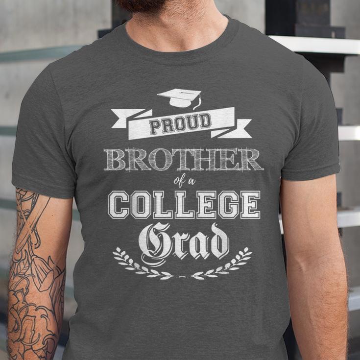 Proud Brother Of a College Grad 2019 Family Graduation Shirt Unisex Jersey T-Shirt