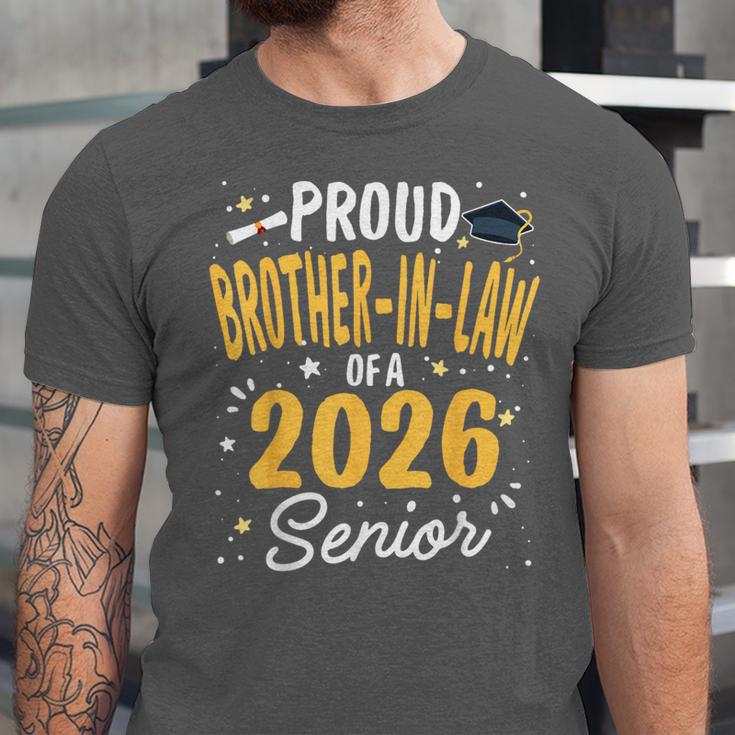 Proud Brother-In-Law Of A Class 2026 Senior Graduation 2026 Unisex Jersey T-Shirt