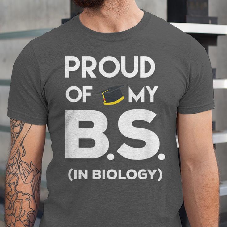 Proud Of My BS In Biology Graduation T-Shirt Unisex Jersey T-Shirt