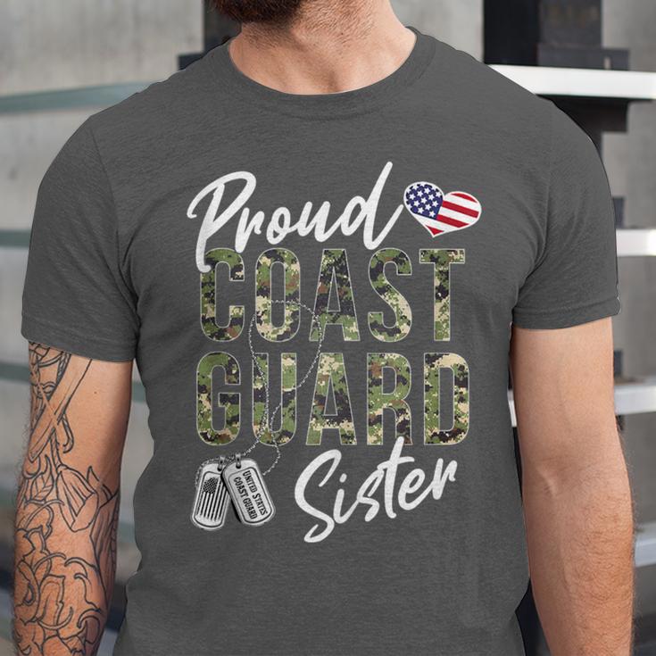 Proud Coast Guard Sister US Coast Guard Graduation Sister Unisex Jersey T-Shirt