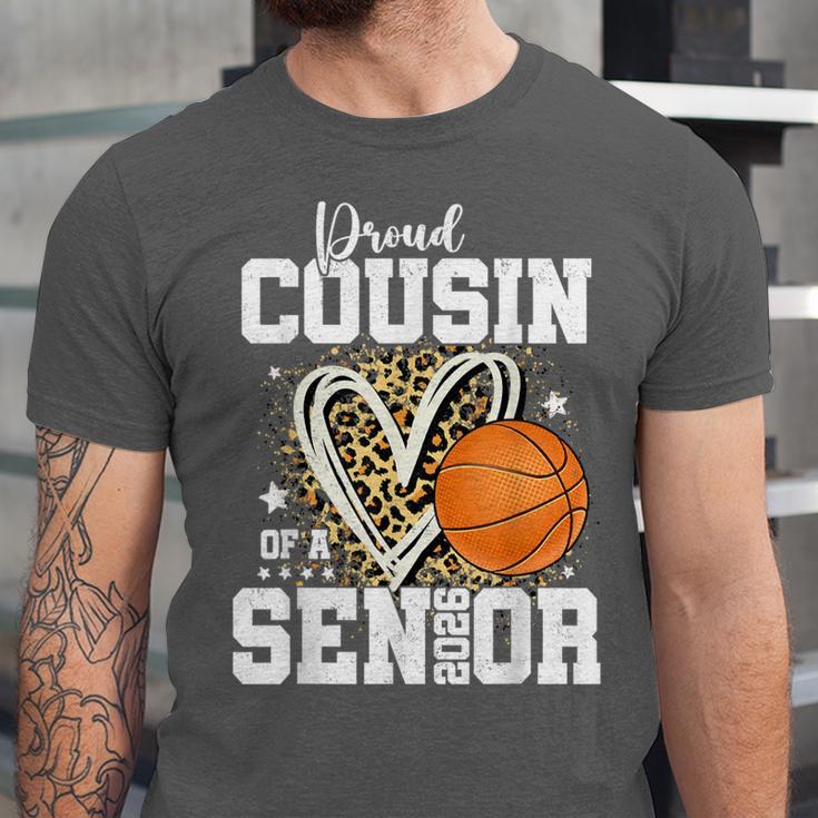 Proud Cousin Of A 2026 Senior Basketball Graduation Leopard Unisex Jersey T-Shirt