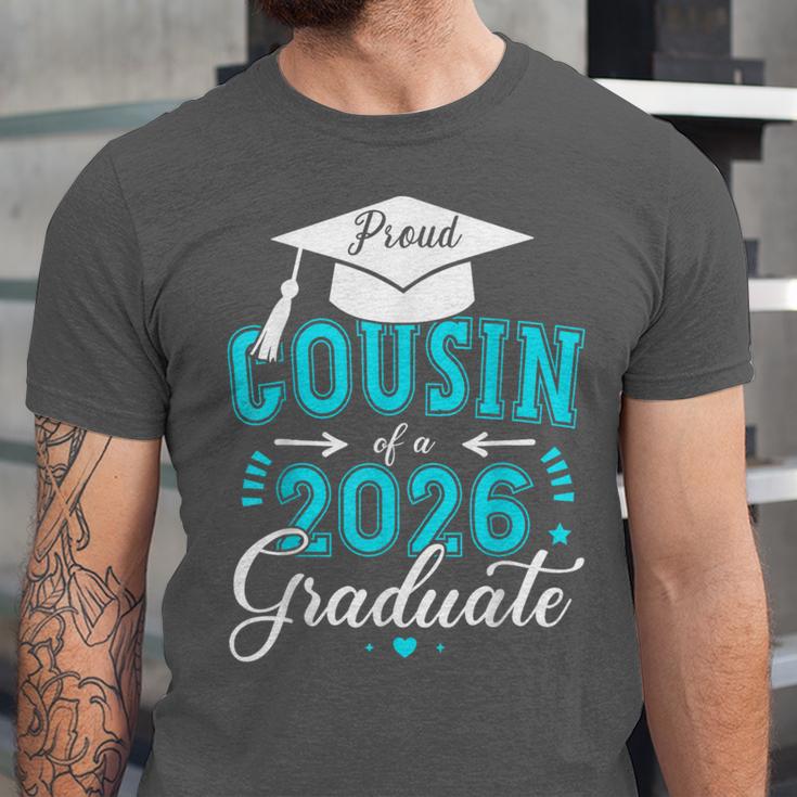 Proud Cousin Of a Class Of 2026 Graduate For Graduation Unisex Jersey T-Shirt