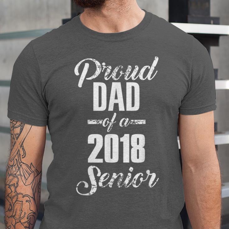 Proud Dad Of A 2018 Senior GraduationShirt Unisex Jersey T-Shirt