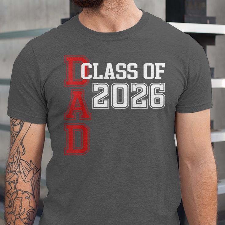 Proud Dad Of A 2026 Graduate Grad Senior Father Graduation Unisex Jersey T-Shirt