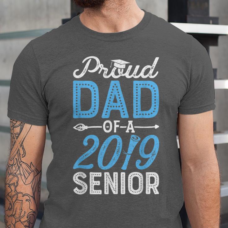 Proud Dad Of A Class 2019 SeniorShirt Graduation Unisex Jersey T-Shirt