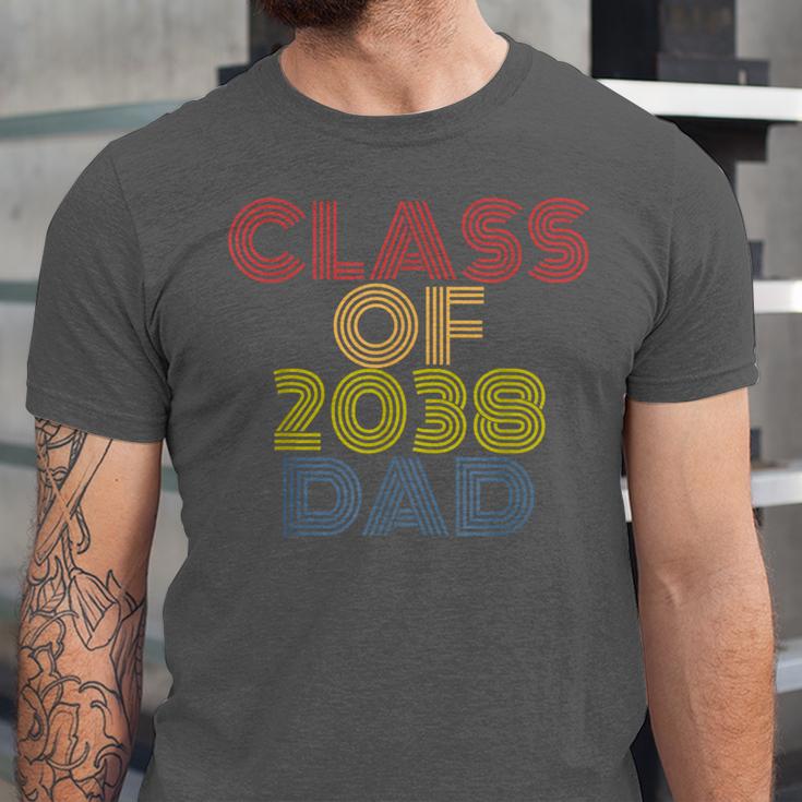 Proud Dad Of A Class Of 2038 Graduate Senior Graduation Unisex Jersey T-Shirt