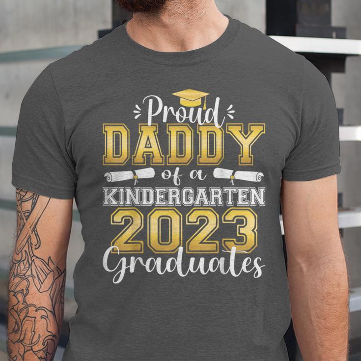 Proud Daddy Of Kindergarten Graduate 2023 Graduation Daddy Unisex Jersey T-Shirt