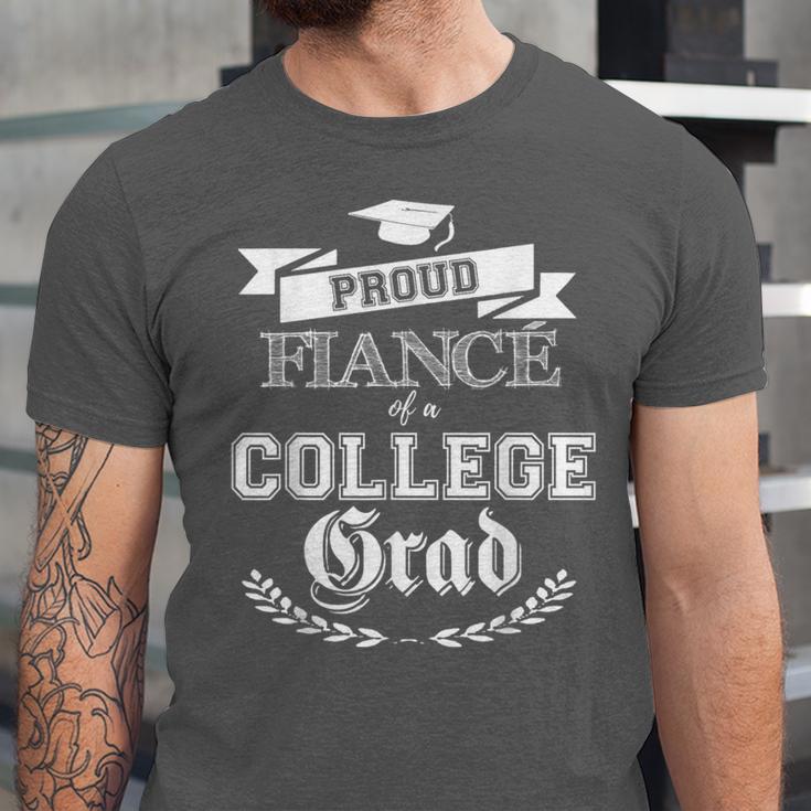 Proud Fiance Of College Grad 2019 Family Graduation Tee Unisex Jersey T-Shirt