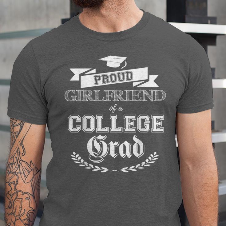 Proud Girlfriend Of College Grad 2019 Family Graduation Tee Unisex Jersey T-Shirt
