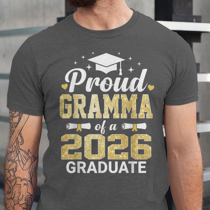 Proud Gramma Of A 2026 Graduate Class Of Graduation Unisex Jersey T-Shirt