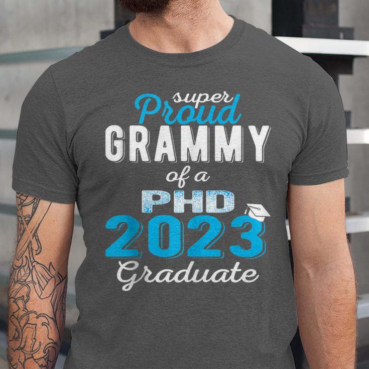 Proud Grammy Class Of 2023 PHD Graduate Doctorate Graduation Unisex Jersey T-Shirt