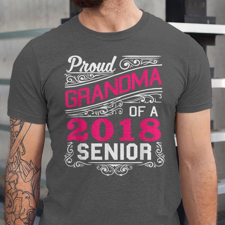 Proud Grandma Of a 2018 Senior Tshirt Graduation Unisex Jersey T-Shirt