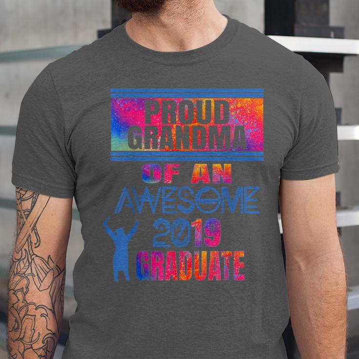 Proud Grandma Of A 2019 Graduate Senior Class Graduation Unisex Jersey T-Shirt