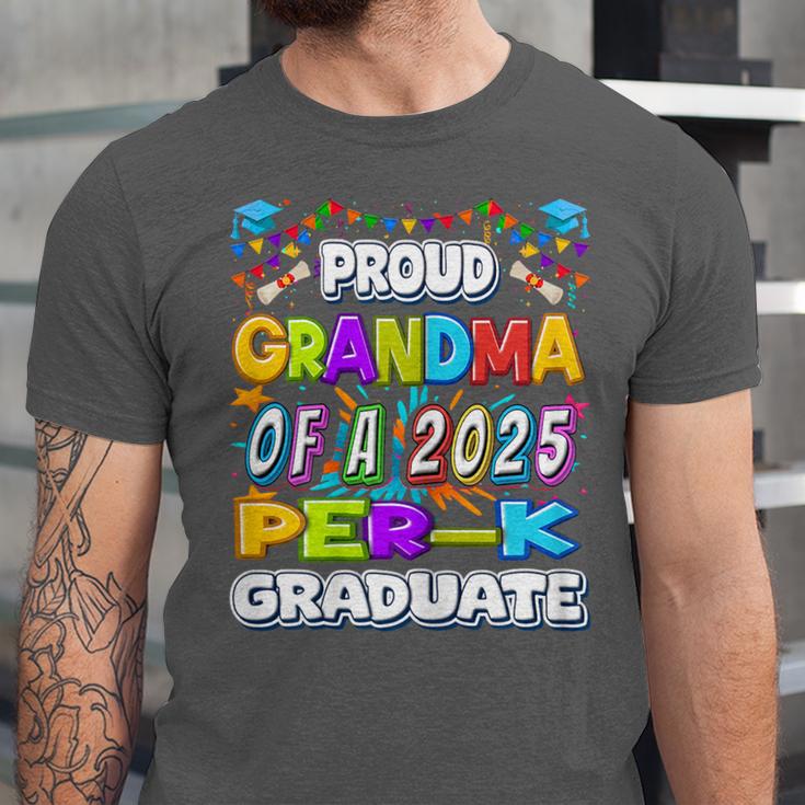 Proud GRANDMA Of a 2025 PRE-K Graduate -Graduation Unisex Jersey T-Shirt