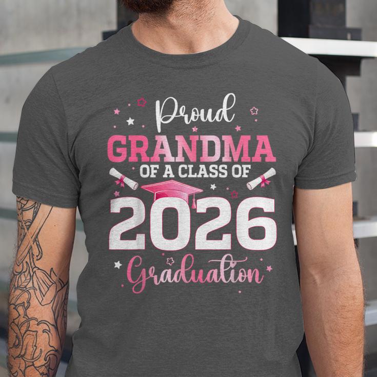 Proud Grandma Of A 2026 Senior Class Of 2026 Graduation Unisex Jersey T-Shirt