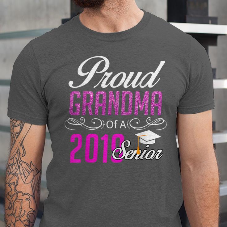 Proud GRANDMA Of A Class 2019 Senior Graduation Unisex Jersey T-Shirt