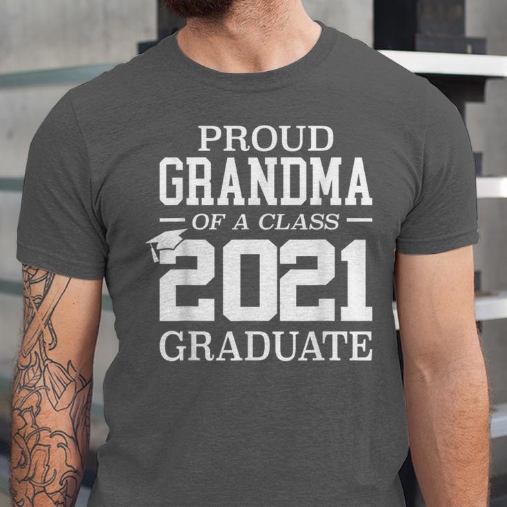 Proud Grandma Graduation Senior 21 Grad Class Of 2021 Unisex Jersey T-Shirt