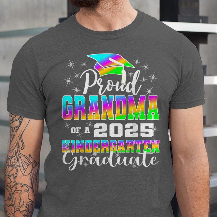 Proud Grandma Of Kindergarten Graduate 2025 Graduation Unisex Jersey T-Shirt