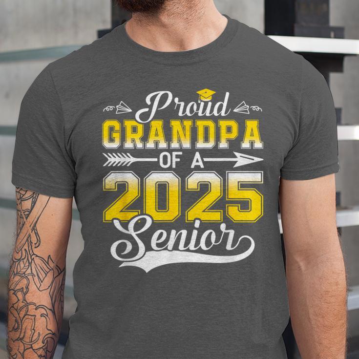 Proud Grandpa Of a 2025 Senior Graduate Graduation Unisex Jersey T-Shirt