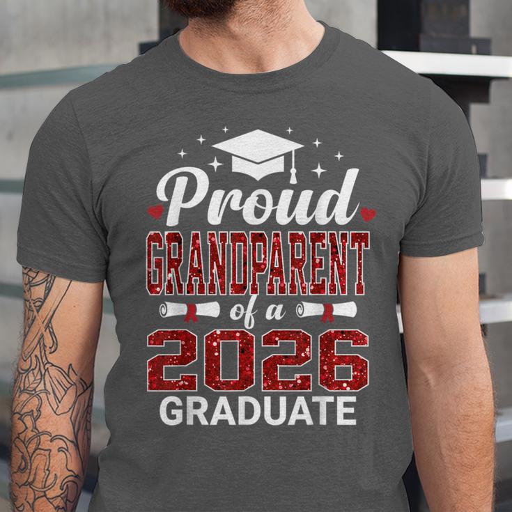 Proud Grandparent Of A 2026 Graduate Class Of Graduation Unisex Jersey T-Shirt