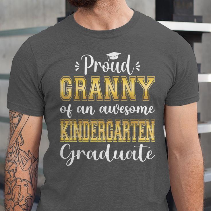 Proud Granny Of Kindergarten Graduate 2024 Graduation Granny Unisex Jersey T-Shirt