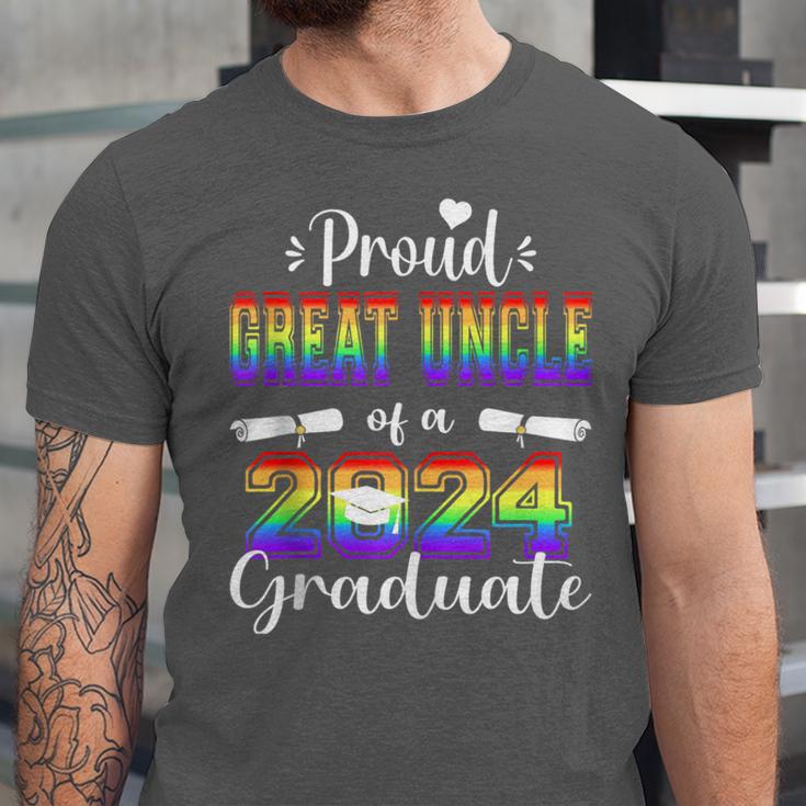Proud Great Uncle Of 2024 Graduate Class 2024 Graduation Unisex Jersey T-Shirt