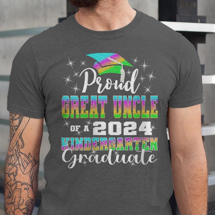 Proud Great Uncle Of Kindergarten Graduate 2024 Graduation Unisex Jersey T-Shirt