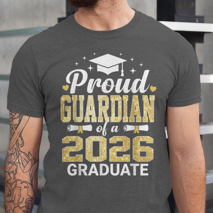 Proud Guardian Of A 2026 Graduate Class Of Graduation Unisex Jersey T-Shirt
