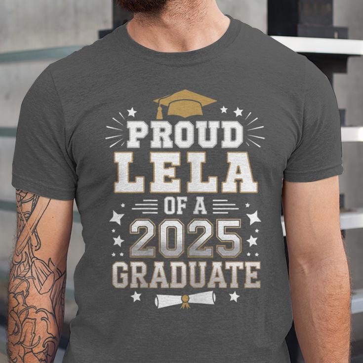 Proud Lela Of A Class Of 2025 Graduate Senior Graduation Unisex Jersey T-Shirt