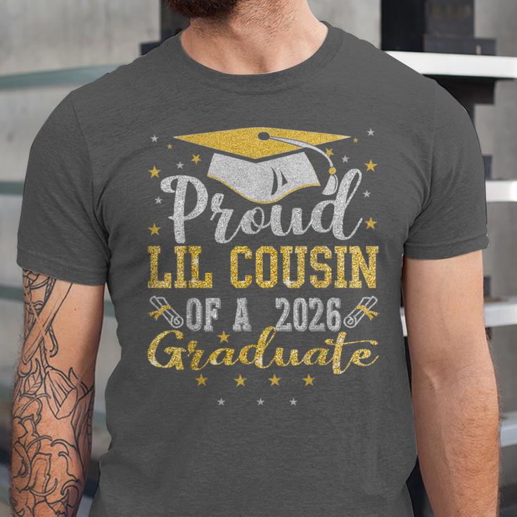 Proud Lil Cousin Of a 2026 Graduate Class Senior Graduation Unisex Jersey T-Shirt
