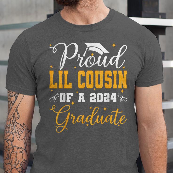 Proud Lil Cousin Of A Class 2024 Graduate Senior Graduation Unisex Jersey T-Shirt