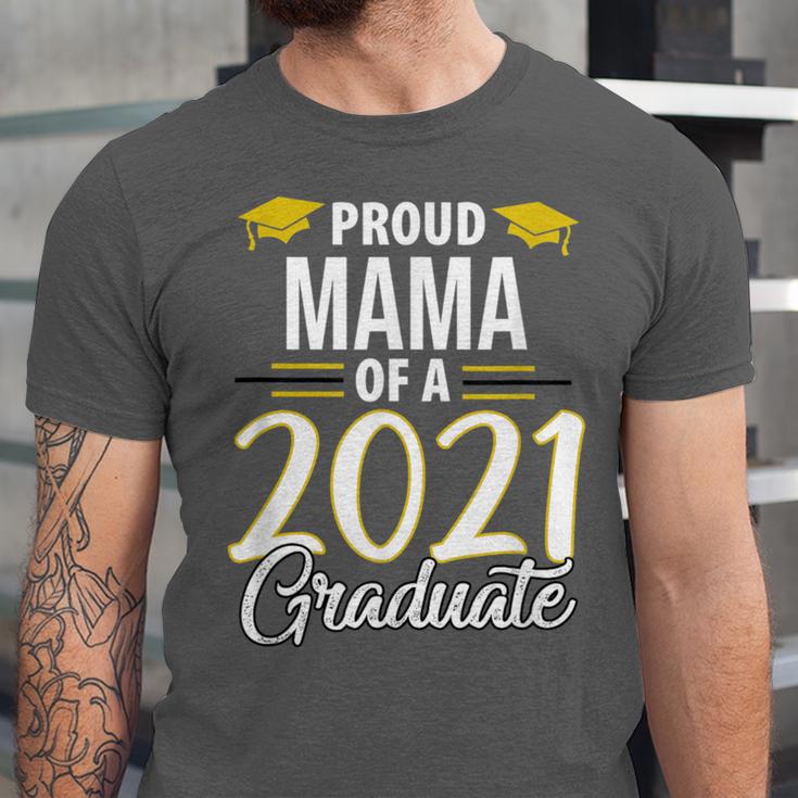 Proud Mama Of A 2021 Graduate Graduation Clothes MBA PhD Unisex Jersey T-Shirt