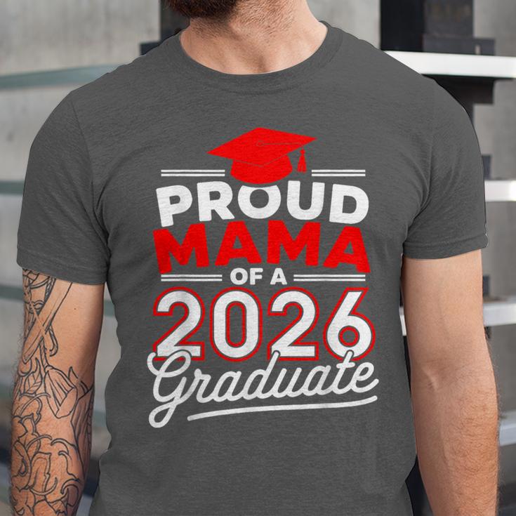 Proud Mama Of A 2026 Graduate Class Of 2026 Mom Graduation Unisex Jersey T-Shirt