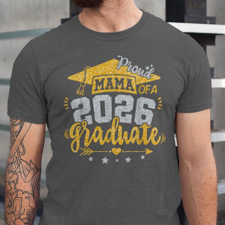 Proud Mama Of A 2026 Graduate Grad Senior Graduation Unisex Jersey T-Shirt