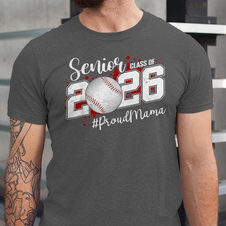 Proud Mama Of A 2026 Senior Baseball Graduation Mom Unisex Jersey T-Shirt