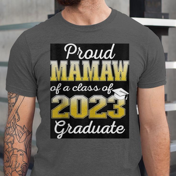 Proud Mamaw Of 2023 Graduate Class 2023 Graduation Family Unisex Jersey T-Shirt