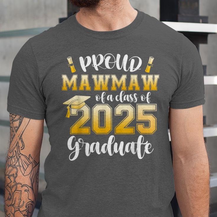 Proud Mawmaw Of a Class Of 2025 Graduate Graduation 2025 Unisex Jersey T-Shirt