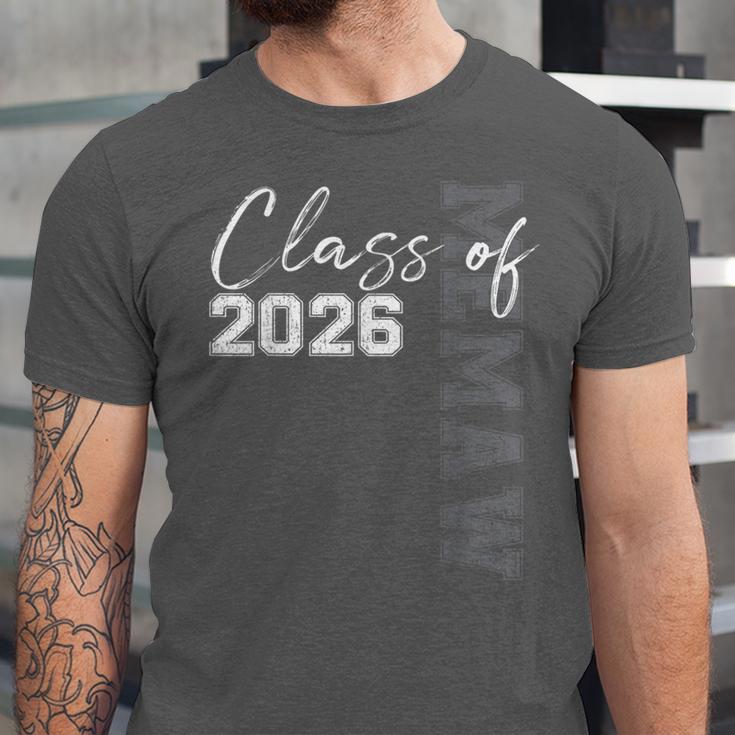 Proud Memaw Of A Class Of 2026 Graduate Senior 26 Graduation Unisex Jersey T-Shirt