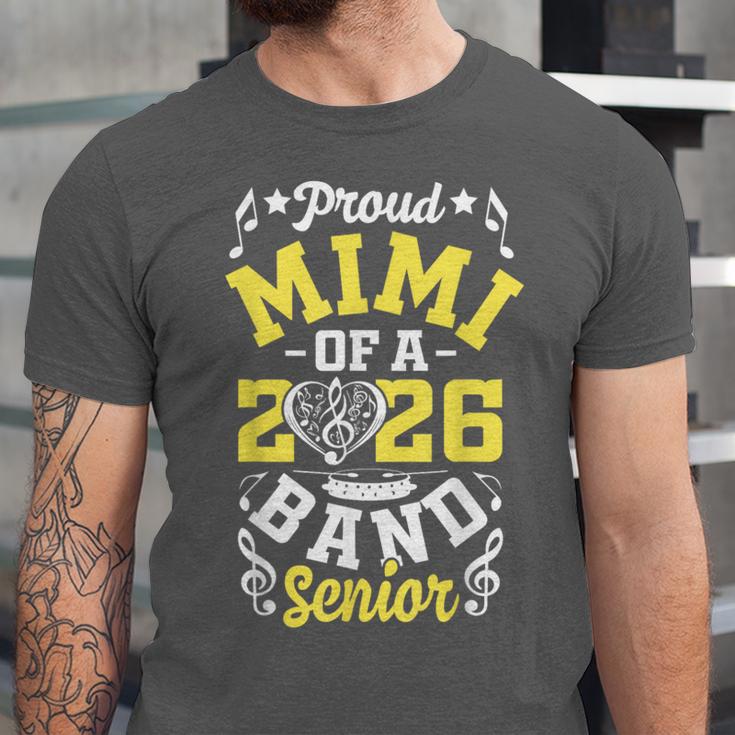 Proud Mimi Of a Band Senior 2026 Graduation Unisex Jersey T-Shirt